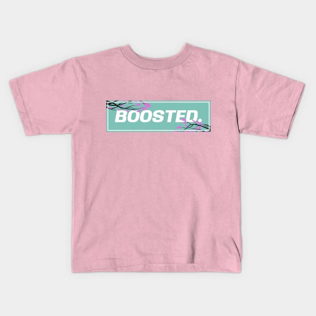 Boosted. Kids T-Shirt by GoldenTuners